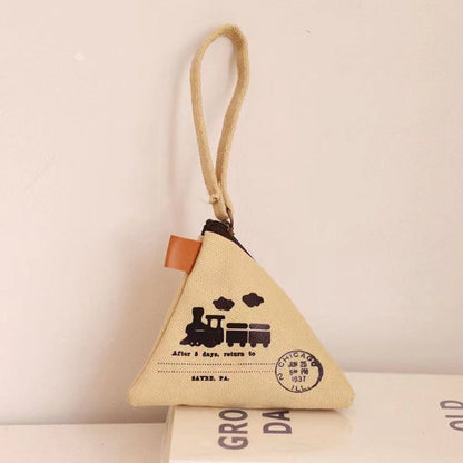 Creative Vintage Wallet - Cute - Mini Canvas Bag - Wallet - Storage - Keychain - Pack of 2 V1188-ZXY-10306