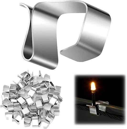 Pack of 100 pieces - Christmas light hooks - Hooks for outdoor lighting - Christmas light clips - Hanging V1188-ZXY-10310