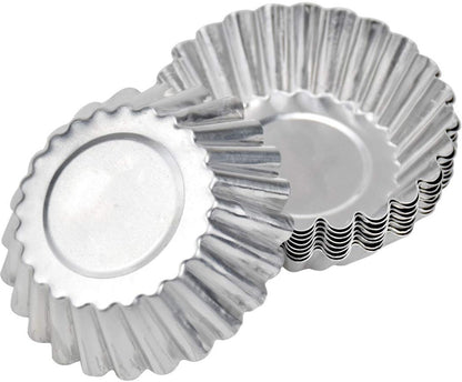 30-Piece Egg Pie Molds - Steel Baking Molds - Muffin Molds - Cupcake Molds - Pudding Molds - Desserts - Ice V1188-ZXY-10314