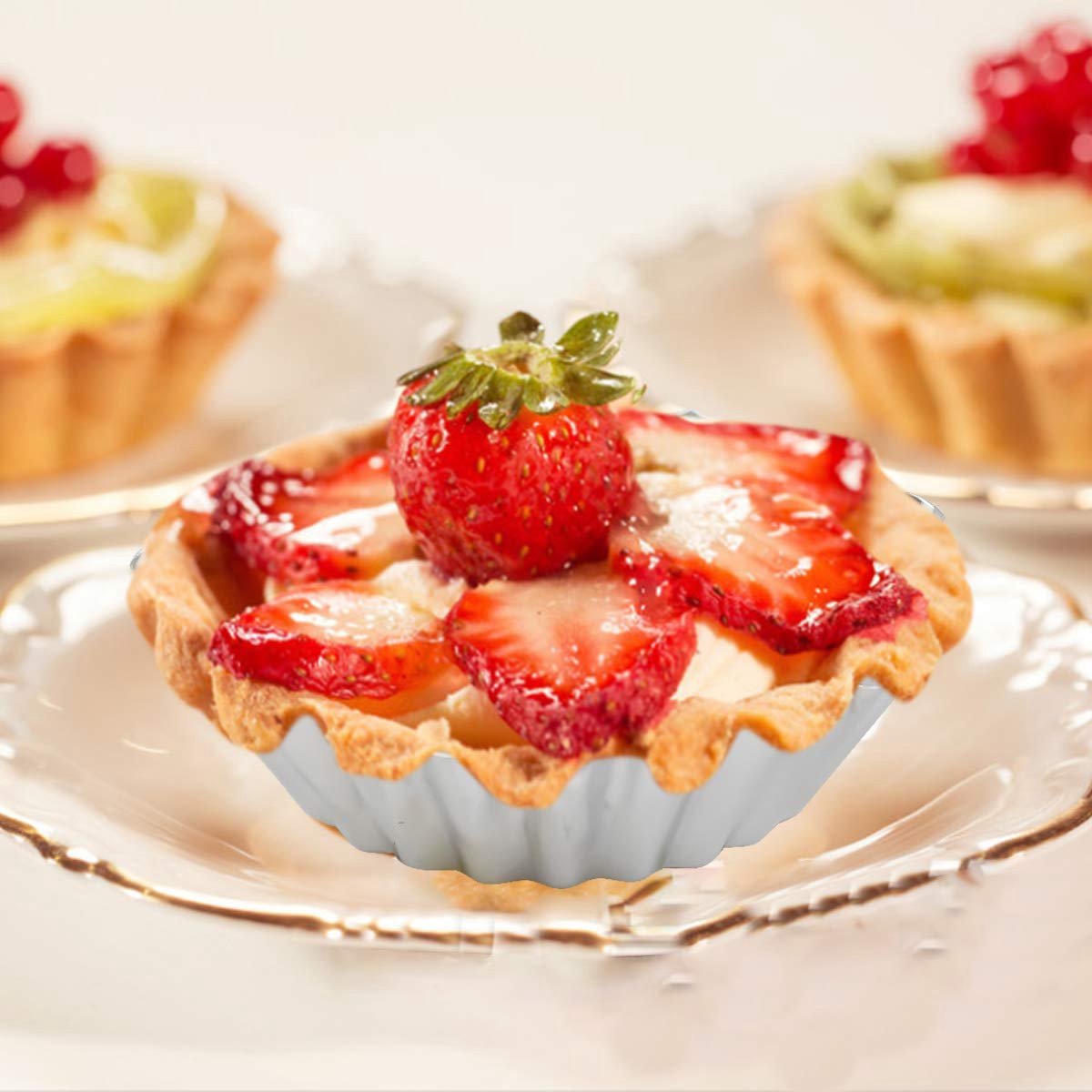 30-Piece Egg Pie Molds - Steel Baking Molds - Muffin Molds - Cupcake Molds - Pudding Molds - Desserts - Ice V1188-ZXY-10314