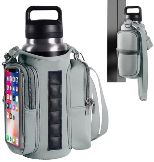 Magnetic Sports Bag with Adjustable Shoulder Strap - Includes Water Bottle Holder and Pocket - for Sports, V1188-ZXY-10315