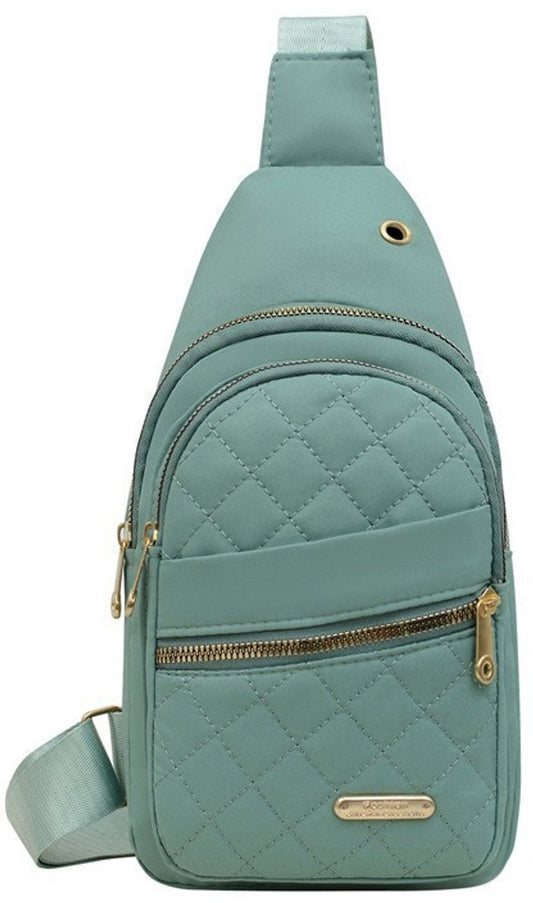 Unisex Shoulder Bag - 5 Storage Pockets & Cable Grommet - Women's Crossbody Bag - Men's Crossbody Bag - V1188-ZXY-10316