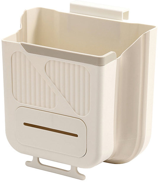 Waste Bin - Hanging Waste Bin - Foldable Waste Bin - Capacity: 7 Liters - Space-Saving Design - Suitable for V1188-ZXY-10324