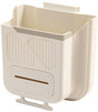 Waste Bin - Hanging Waste Bin - Foldable Waste Bin - Capacity: 7 Liters - Space-Saving Design - Suitable for V1188-ZXY-10324