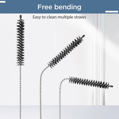 10-Piece Bottle Brush - Cleaning Brush Set - for pipes, keyboards, test tubes, kettle spouts, sinks, bottles V1188-ZXY-10341