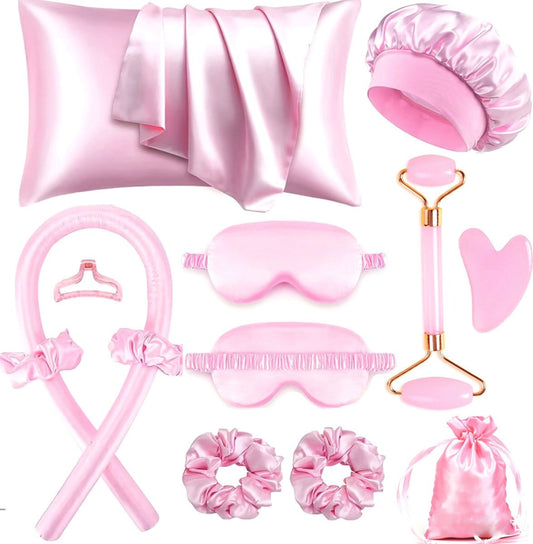 Hair Rollers - 12-Piece - Heatless Curling Iron - Heatless Curls - Curls without Heat - Includes Hair Clip V1188-ZXY-10344