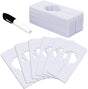 Wardrobe dividers - for hanging clothes - rectangular clothes dividers on racks - white wardrobe 40 pieces V1188-ZXY-10350