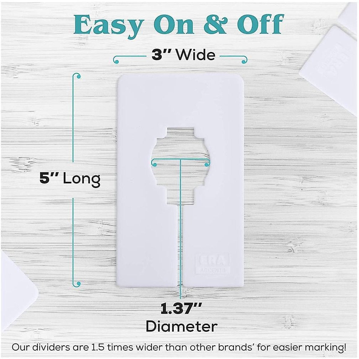 Wardrobe dividers - for hanging clothes - rectangular clothes dividers on racks - white wardrobe 40 pieces V1188-ZXY-10350