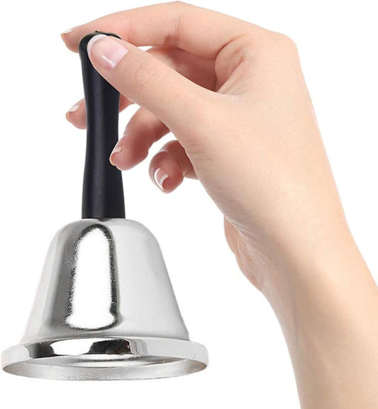 Handbell - Reception Phone - Stainless Steel - Fixed Desk - Service - Santa Claus Bell - Hotel Butler Desk V1188-ZXY-10351