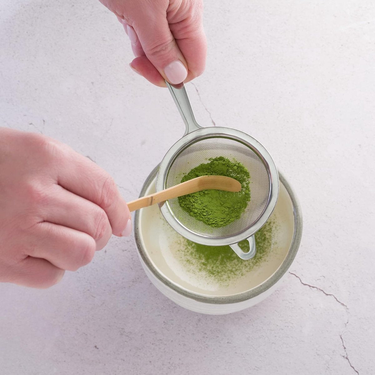 Matcha filter - 2 pieces - Tea filter - Stainless steel filter - Kitchen filter - Mini filter - Flour sieve - V1188-ZXY-10360
