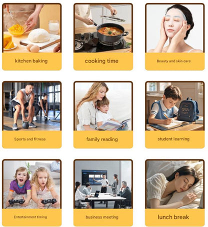 Kitchen Timer - Kitchen Timer - Timer - Digital Kitchen Timer - Child-Friendly Visual Mechanical Timer - V1188-ZXY-10367