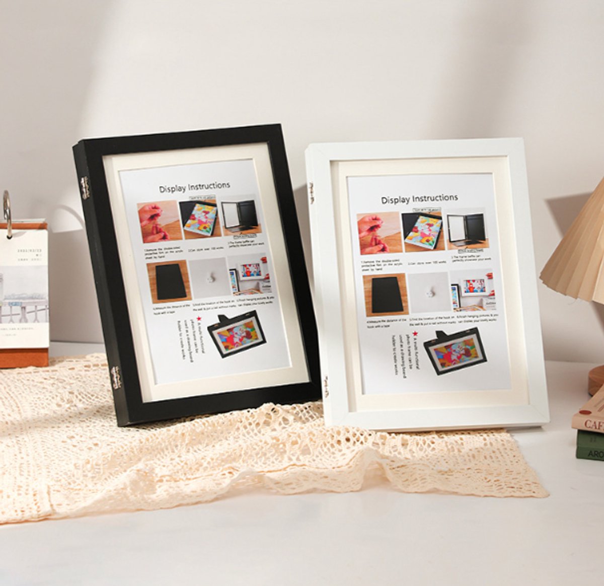 Interchangeable frame - children's drawing - Interchangeable frame A4 - Children's artwork - children's V1188-ZXY-10369