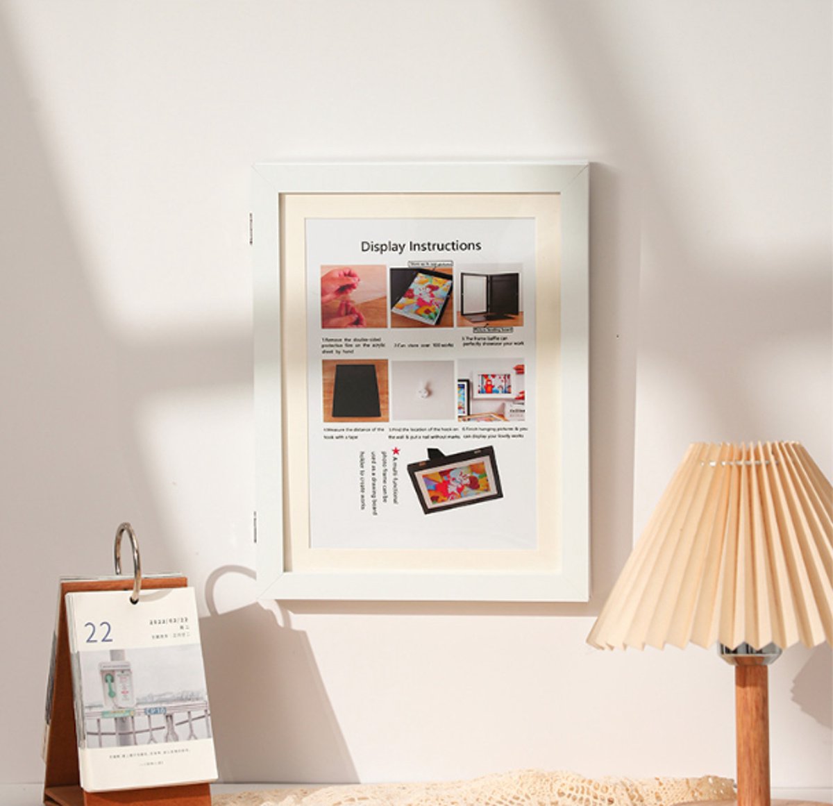 Interchangeable frame - children's drawing - Interchangeable frame A4 - Children's artwork - children's V1188-ZXY-10369