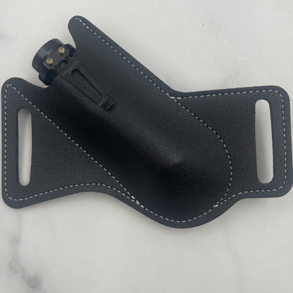 Waist Pack - Belt Holster for Folding Knife - Hip Tool Holster - Waist Pack for 5" Folding Knife - Black V1188-ZXY-10371