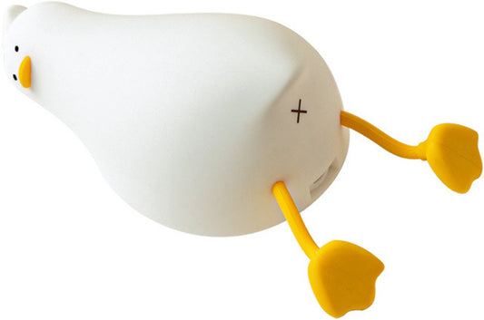 Night Light - Lying Duck Night Light - Pat Light - LED Rotating Duck - Rechargeable Sleeping Companion - V1188-ZXY-10376