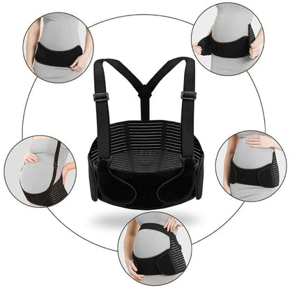 Abdominal Brace - Pregnancy - Black L V1188-ZXY-10394