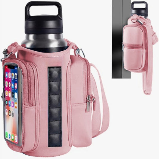 Magnetic Sports Bag with Adjustable Shoulder Strap - Includes Water Bottle Holder and Pocket - for Sports, V1188-ZXY-10403