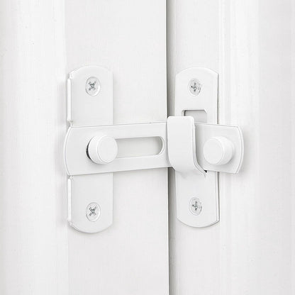 4-piece package - Sliding bolt - Stainless steel bolt - Safety lock (white) V1188-ZXY-10406