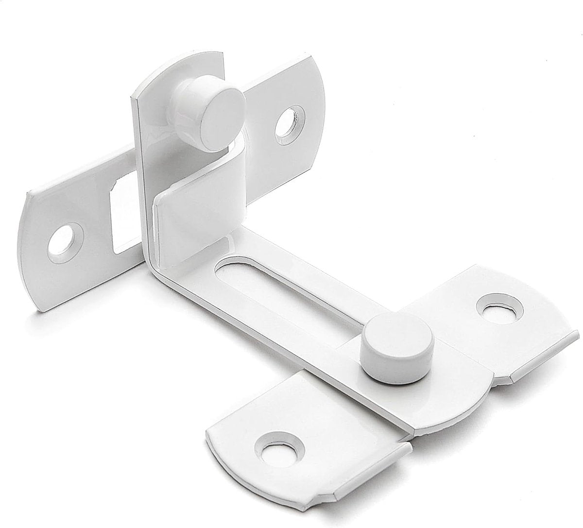 4-piece package - Sliding bolt - Stainless steel bolt - Safety lock (white) V1188-ZXY-10406