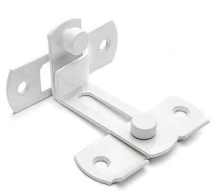 4-piece package - Sliding bolt - Stainless steel bolt - Safety lock (white) V1188-ZXY-10406