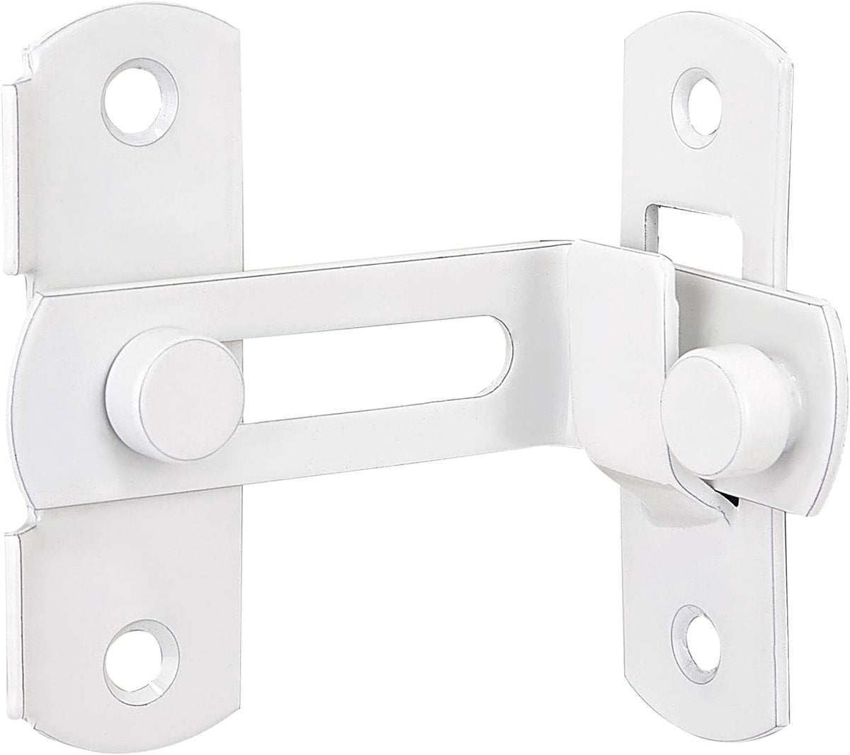 4-piece package - Sliding bolt - Stainless steel bolt - Safety lock (white) V1188-ZXY-10406