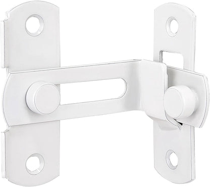 4-piece package - Sliding bolt - Stainless steel bolt - Safety lock (white) V1188-ZXY-10406