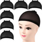 6-Pack Wig Caps - Black Elastic Wig Caps - Suitable for women, girls and children. V1188-ZXY-10411