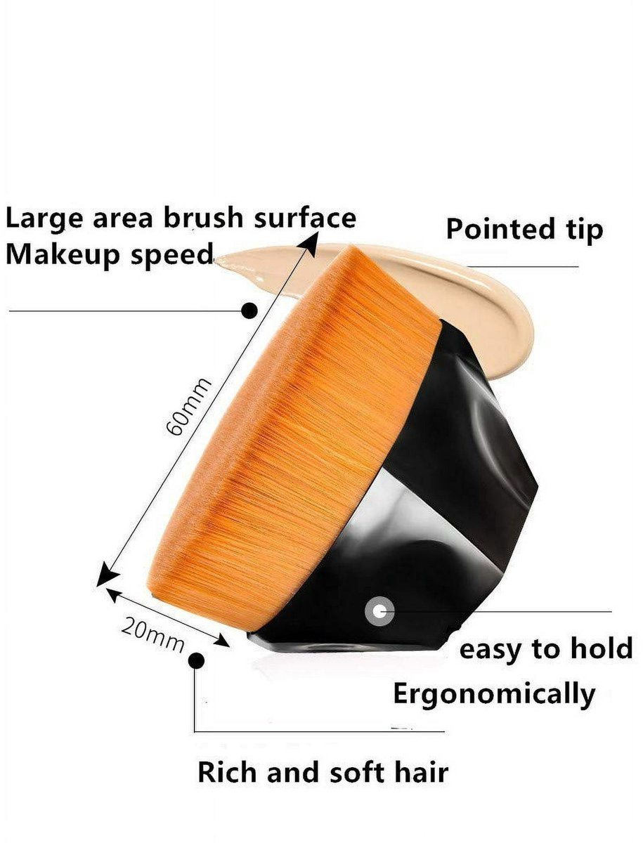 Foundation Brush - 2-Pack Multifunctional Face Brushes - Perfect for blending liquid cream or flawless V1188-ZXY-10419