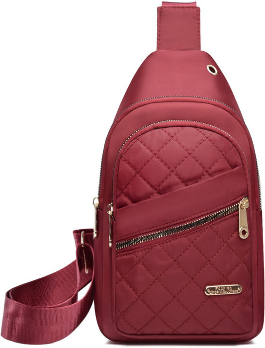 Unisex Shoulder Bag - 5 Storage Pockets & Cable Grommet - Women's Crossbody Bag - Men's Crossbody Bag - V1188-ZXY-10420