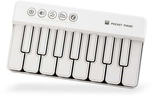 Mini Keyboard Piano - Piano for Kids - Toys for Children - Educational Toys - Portable Pocket Piano - White V1188-ZXY-10421