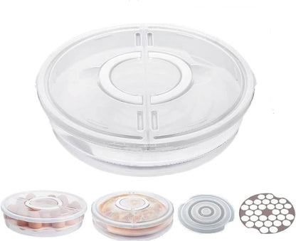 Versatile Storage Box - with Lid and Handle - Egg Carton - Holds 30 Cake Eggs - 12/3.5 Inches - Perfect for V1188-ZXY-10439