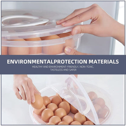 Versatile Storage Box - with Lid and Handle - Egg Carton - Holds 30 Cake Eggs - 12/3.5 Inches - Perfect for V1188-ZXY-10439