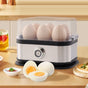 Electric Egg Boiler - Egg Boiler 6 Eggs - Made of Stainless Steel - Intelligent Steamer with Automatic V1188-ZXY-10441
