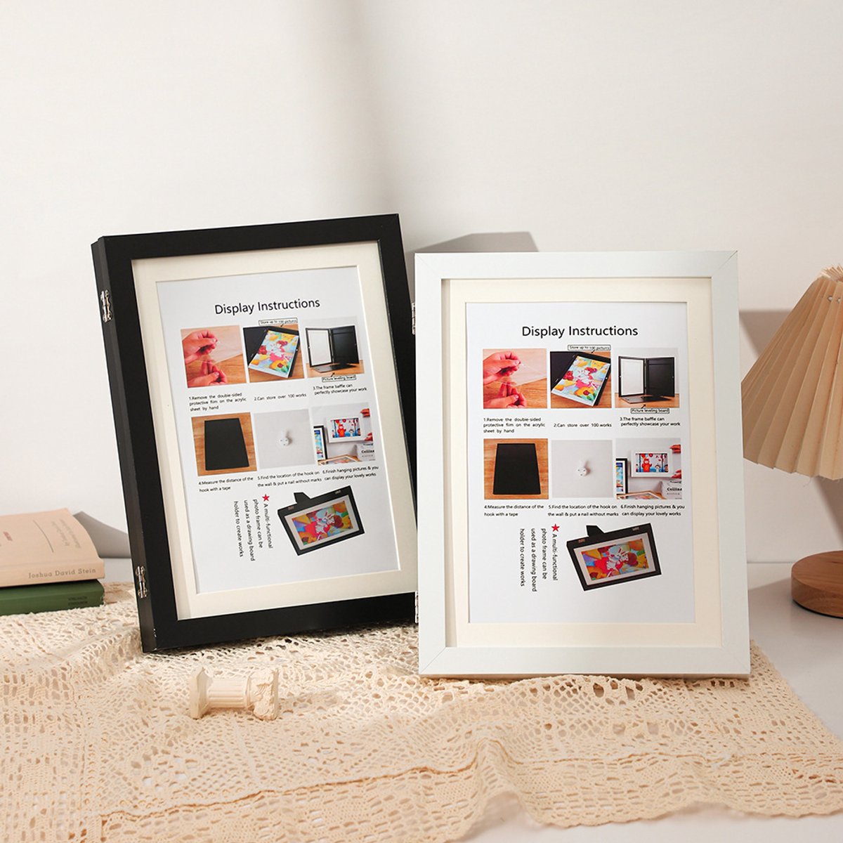 Interchangeable frame - children's drawing - Interchangeable frame A4 - Children's artwork - children's V1188-ZXY-10451