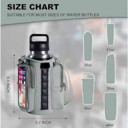 Magnetic Sports Bag with Adjustable Shoulder Strap - Includes Water Bottle Holder and Pocket - for Sports, V1188-ZXY-10457