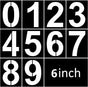 Number Stencil Set - Address Stencils 0-9 - Reusable Plastic Number Stencils - Cake Stencils - Paint by V1188-ZXY-10458