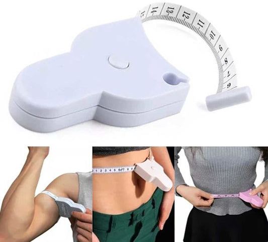 Measuring tape - for clothing and body measurements - centimeters and inches - white V1188-ZXY-10469