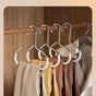 10-pack - Non-slip - Space-saving - Storage rack - Wardrobe belt/scarf hooks - Suitable for displaying hats, V1188-ZXY-10478