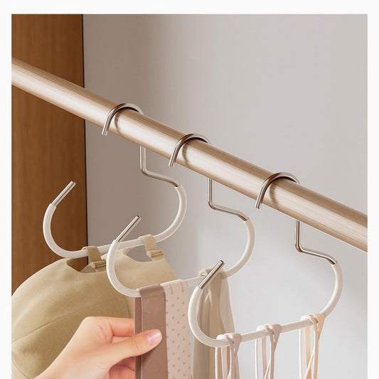 10-pack - Non-slip - Space-saving - Storage rack - Wardrobe belt/scarf hooks - Suitable for displaying hats, V1188-ZXY-10478