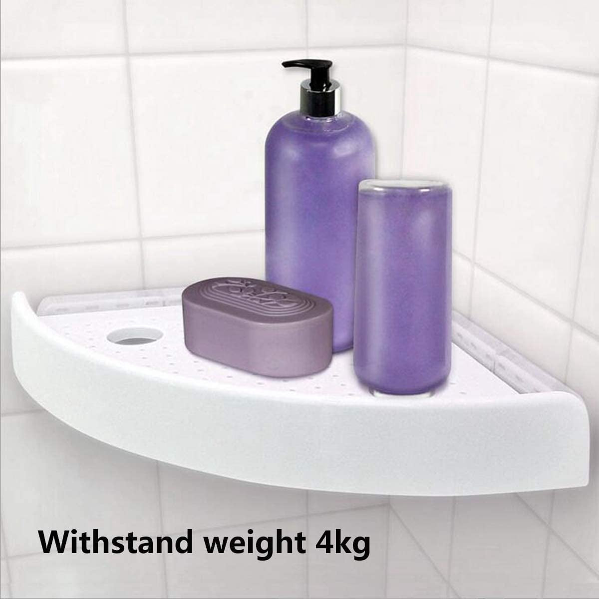 Triangular Shelf - Storage Rack - Bathroom Corner Shelf Triangular Handle Wall Mounting Bracket - Suitable V1188-ZXY-10479