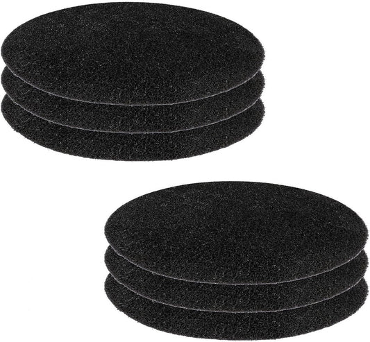 Kitchen Compost Bin Filters - 6-Pack Replacement Countertop Compost Bin Filters - Round 6.7 Inches V1188-ZXY-10485