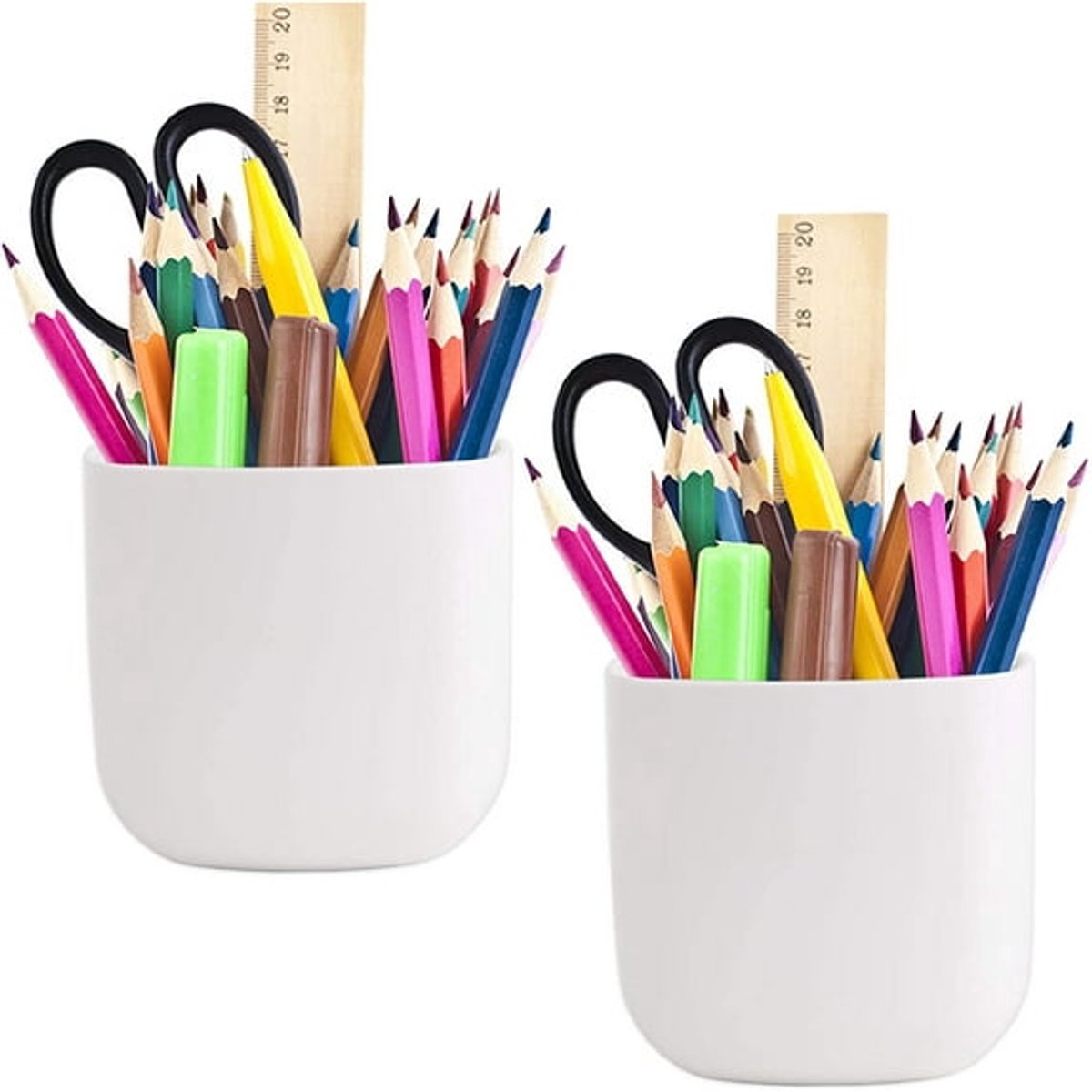 Pencil Holder - Self-Adhesive Wall Pencil Holder - Highlighter - Writing Tool Organizer - Storage - V1188-ZXY-10487