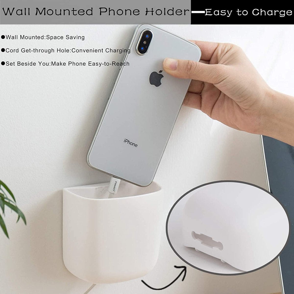 Pencil Holder - Self-Adhesive Wall Pencil Holder - Highlighter - Writing Tool Organizer - Storage - V1188-ZXY-10487