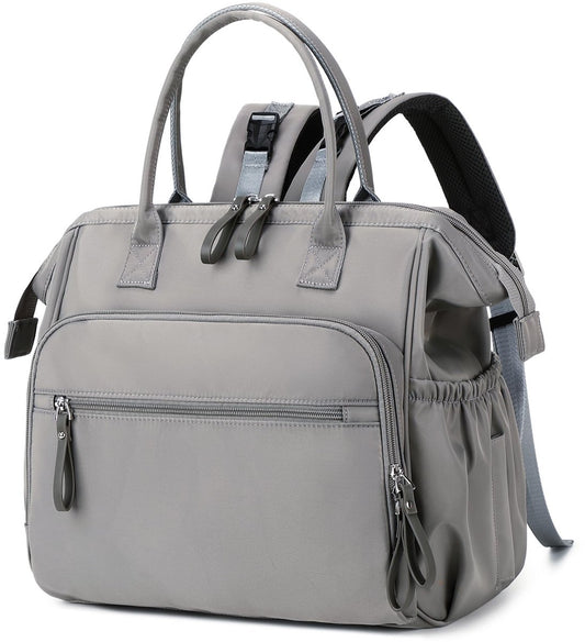 Convertible Diaper Bag - Wide Opening - 14 Pockets - Stylish - Baby Changing Bag - with Stroller Buckle - V1188-ZXY-10493