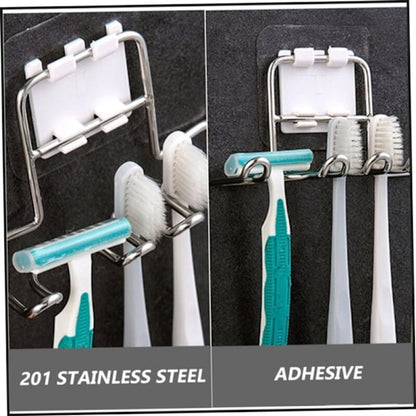Bathroom storage rack - Wall-mounted toothbrush holder - Hanging bathroom storage rack V1188-ZXY-10495