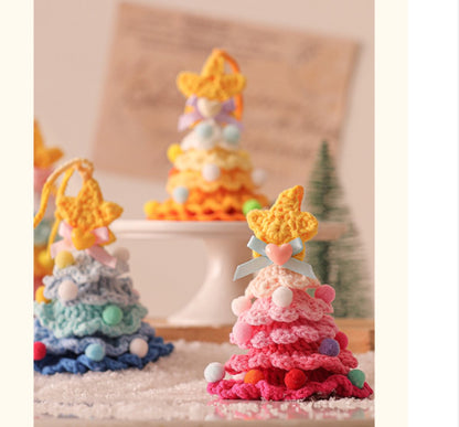 Christmas Decorations - Crochet Christmas Tree Bell Decorations - Small Christmas Decorations - Car V1188-ZXY-10497