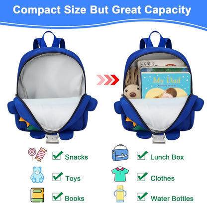 Leash - Dinosaur Backpack + 4-in-1 Leash and Adjustable Safety Wristband (Ideal Gift) V1188-ZXY-10499