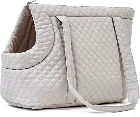 Pet Carrier - Small Portable Pet Carrier - Lightweight Cotton Winter Pet Carrier - Take Your Pet With You - V1188-ZXY-10508