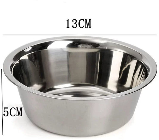4-Pack Stainless Steel Food and Water Bowls for Cats and Dogs - Pet Food and Water Bowls - Pet Bowls - For V1188-ZXY-10512