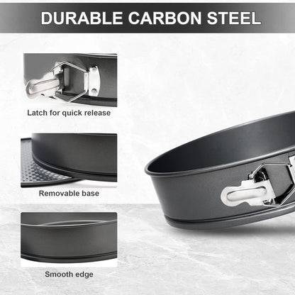 Nonstick Cheesecake Pan - Removable Bottom, Large Cake Pan - Great for Christmas and Birthdays - 12 Inches V1188-ZXY-10514